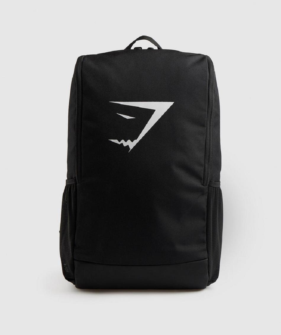 Gymshark Sharkhead Backpack Accessories Torbe Crne | HR 2136ZUT